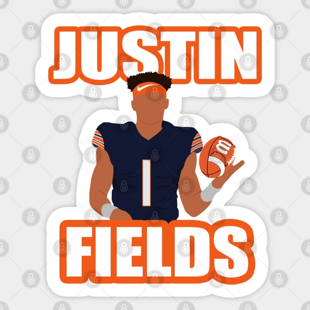 Justin Fields Sticker by TheAwesome